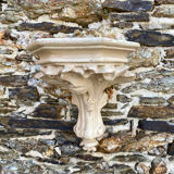 Old plaster wall console