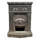 Napoleon III period cast iron fireplace mantel or front circa 1880