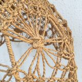 Suspension in macramé rope