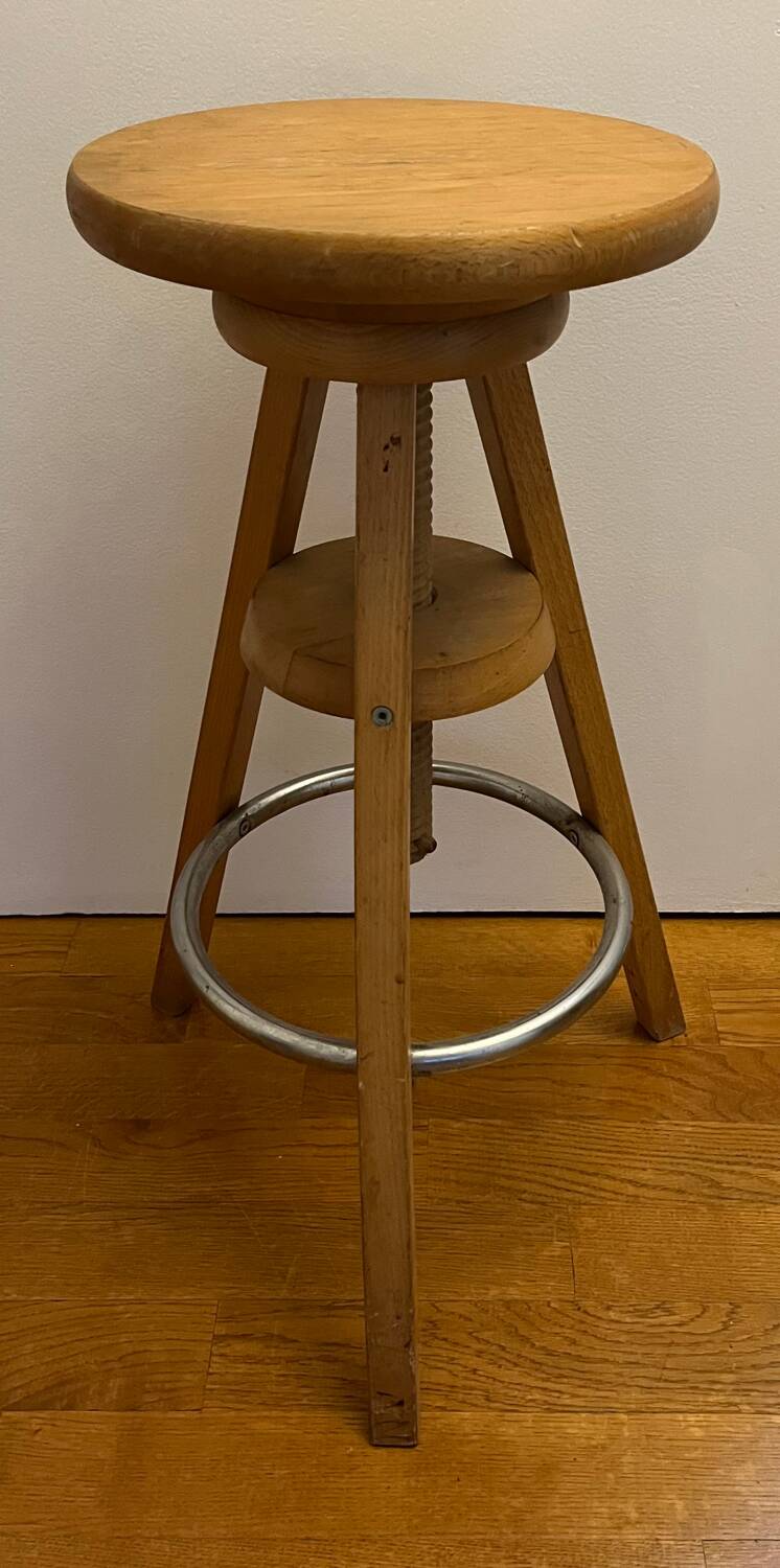 Vintage wooden stool