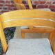 Series of 6 Chairs Scandinavian style 70s