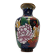 Vase Cloisonné Bleu Cobalt, 1980s