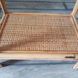 Rattan shelf