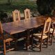 Lot 6 chaises vintage en bois paillées et sculptés
