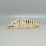 1970s Original Big Travertine Fish Sculpture by Enzo Mari for F.lli Mannelli