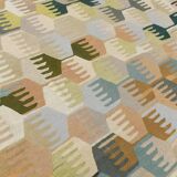 9x12 Kilim Pastel Tones Overisze Anatolian Flatweave Kilim Rug, 270x352 Cm