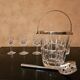 Set of 59 Sèvres crystal glasses and ice bucket from the 60s