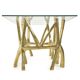 Sculptural gilt bronze coffee table