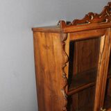19th century walnut display case