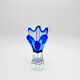 Sculptural vase - Josef Hospodka Chribska - Sommerso Blue - 1960