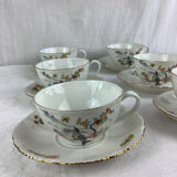 6 tasses & soucoupes haviland made in france limoges