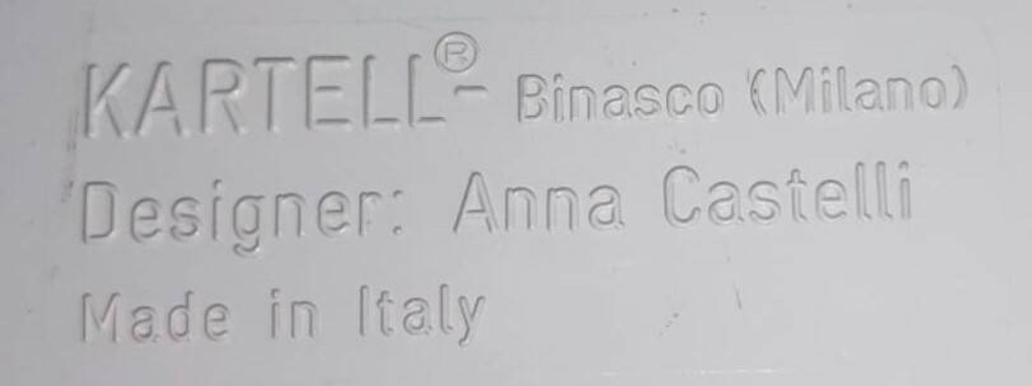 White Componibili unit by Anna Castelli for Kartell Binasco (Milano), 1960s made in Italy.