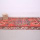 Red Vintage Moroccan rug 186 x 362 cm - Berber Wool Rug - Handmade Rug Boho