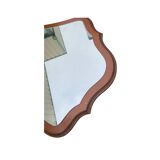 Beautiful wooden mirror with original shape