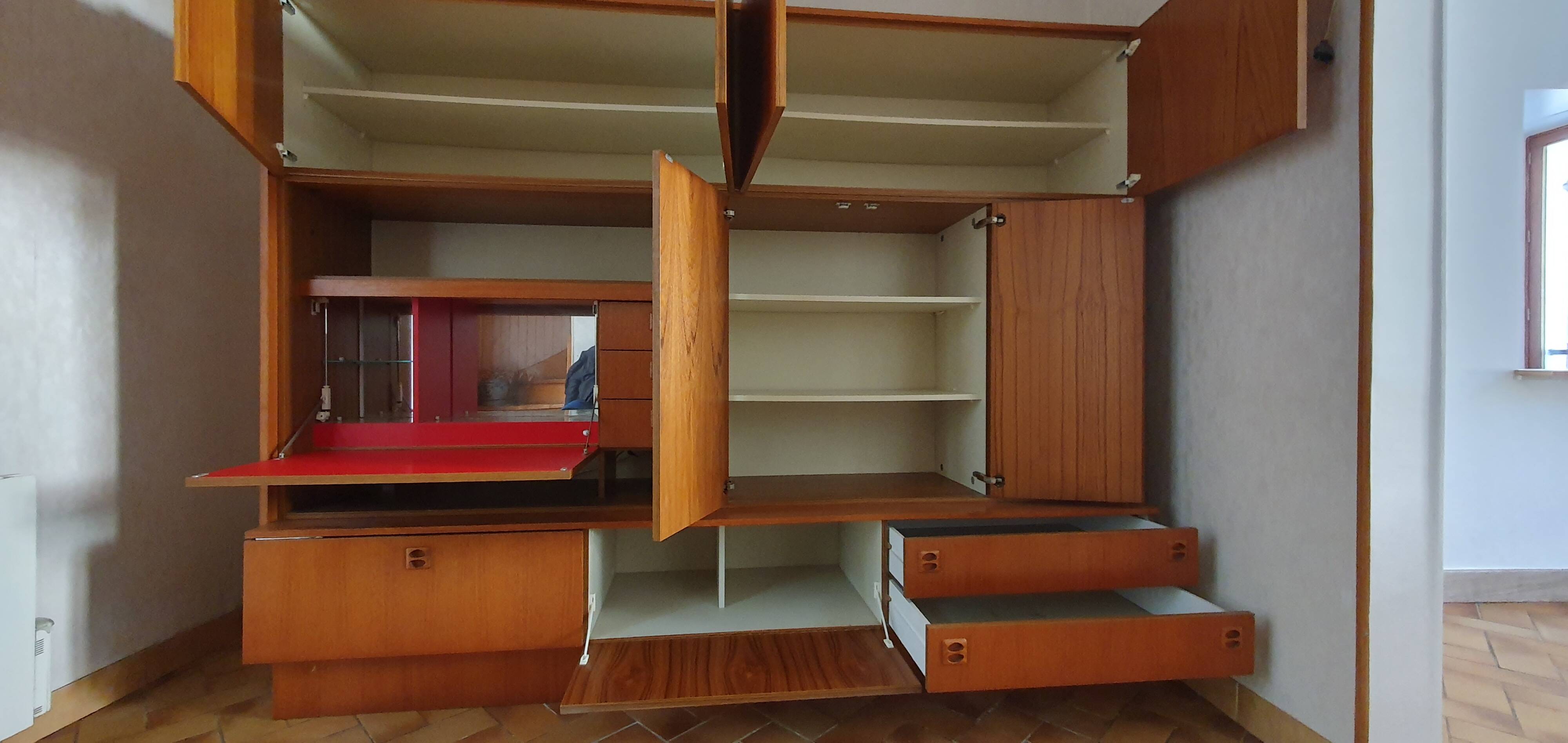 Living Buffet 1970s Teak Scandinavian Style
