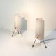 Paire de lampes tripodes vintage, 1960s