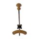 Old hook wall coat rack