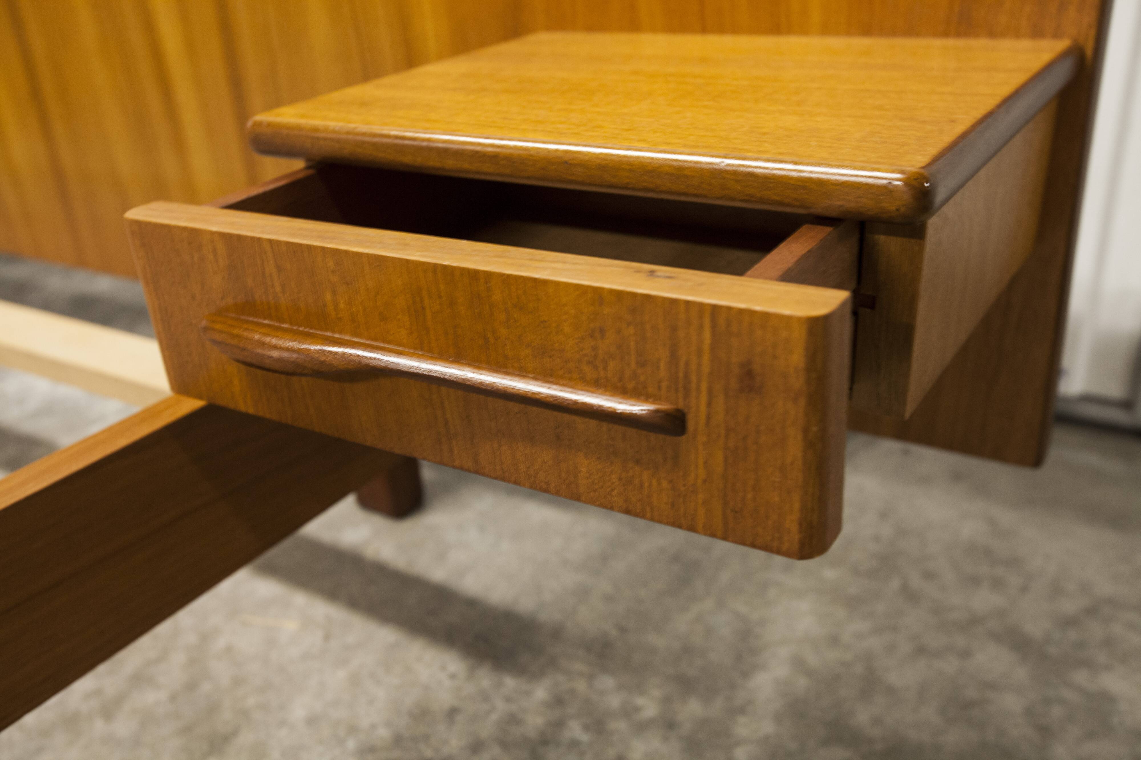 Scandinavian bed 1960 teak