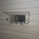1960s aluminum coat rack