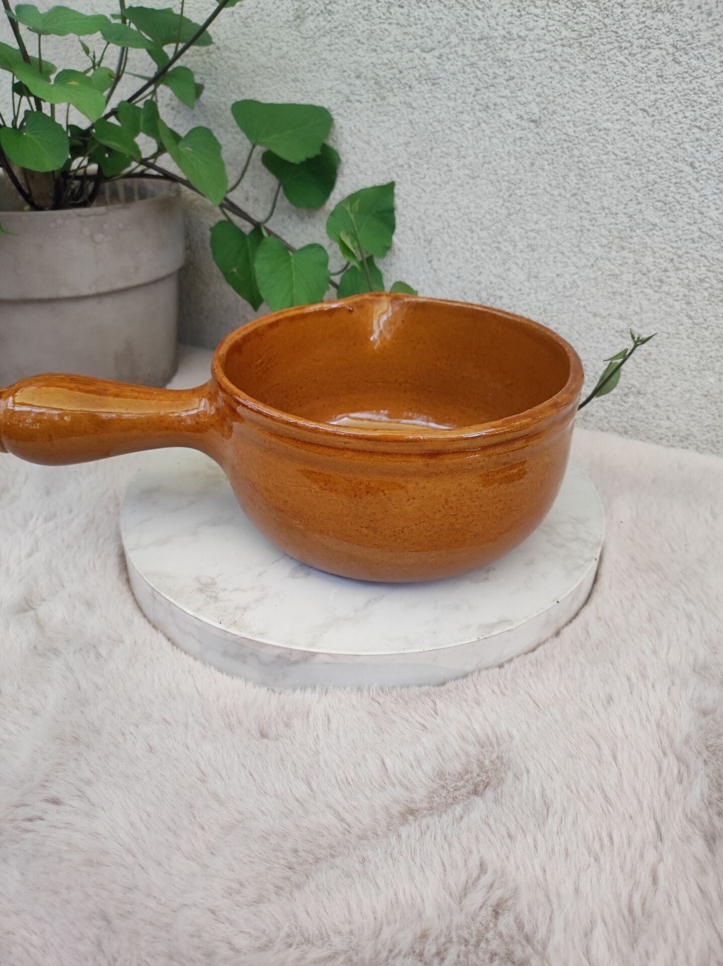 Old terracotta stove