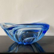 Blue Murano fruit bowl