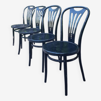 Series of 4 bistro chairs 1960