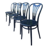 Série de 4 chaises bistrot 1960