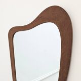 Vintage teak mirror