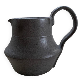 Handcrafted stoneware pitcher