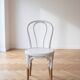 Set of 3 vintage Scandinavian and bistro wooden chairs.