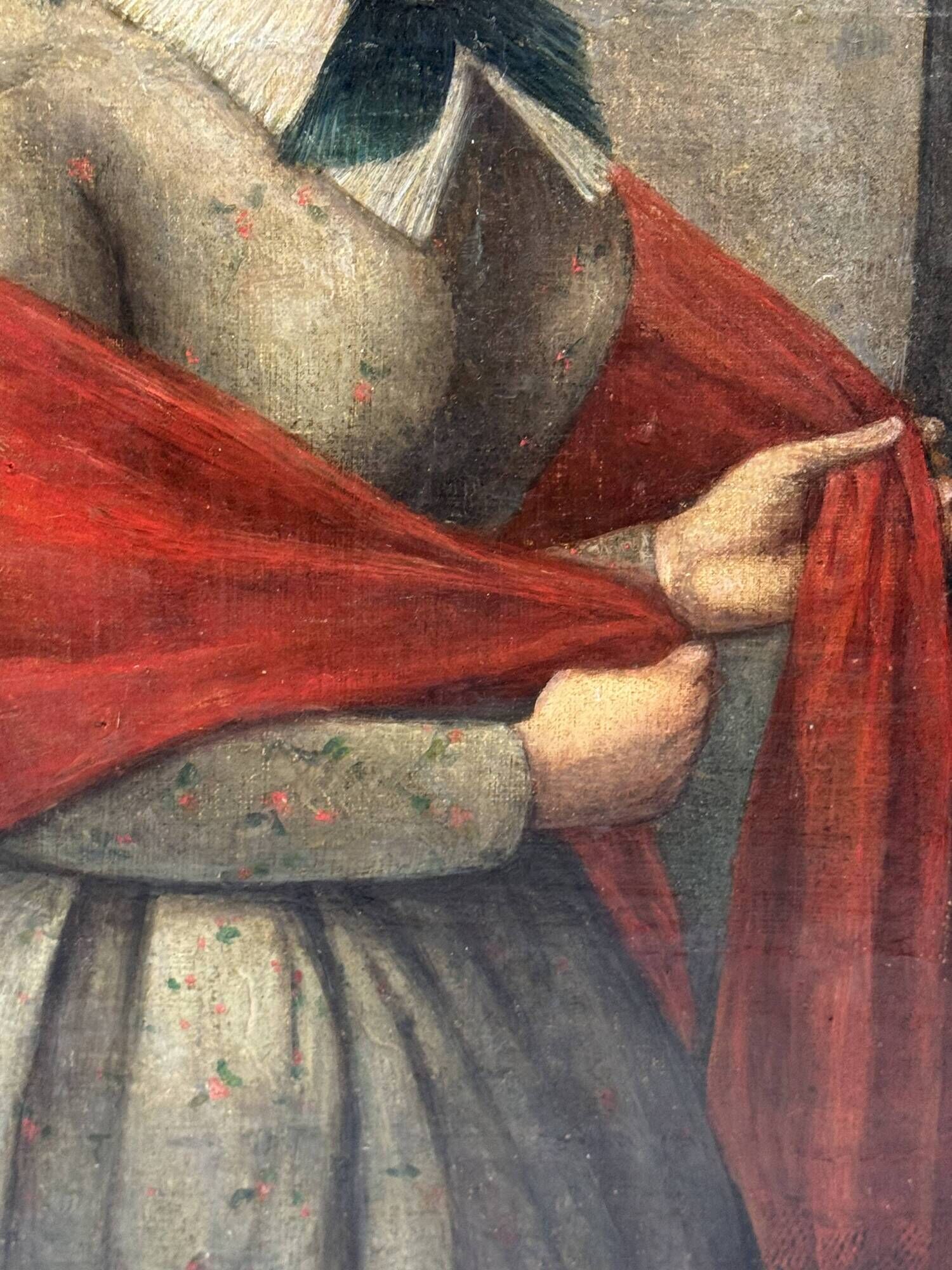 Portrait d'une jeune femme école italienne