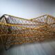 Bed cradle rattan child 60s
