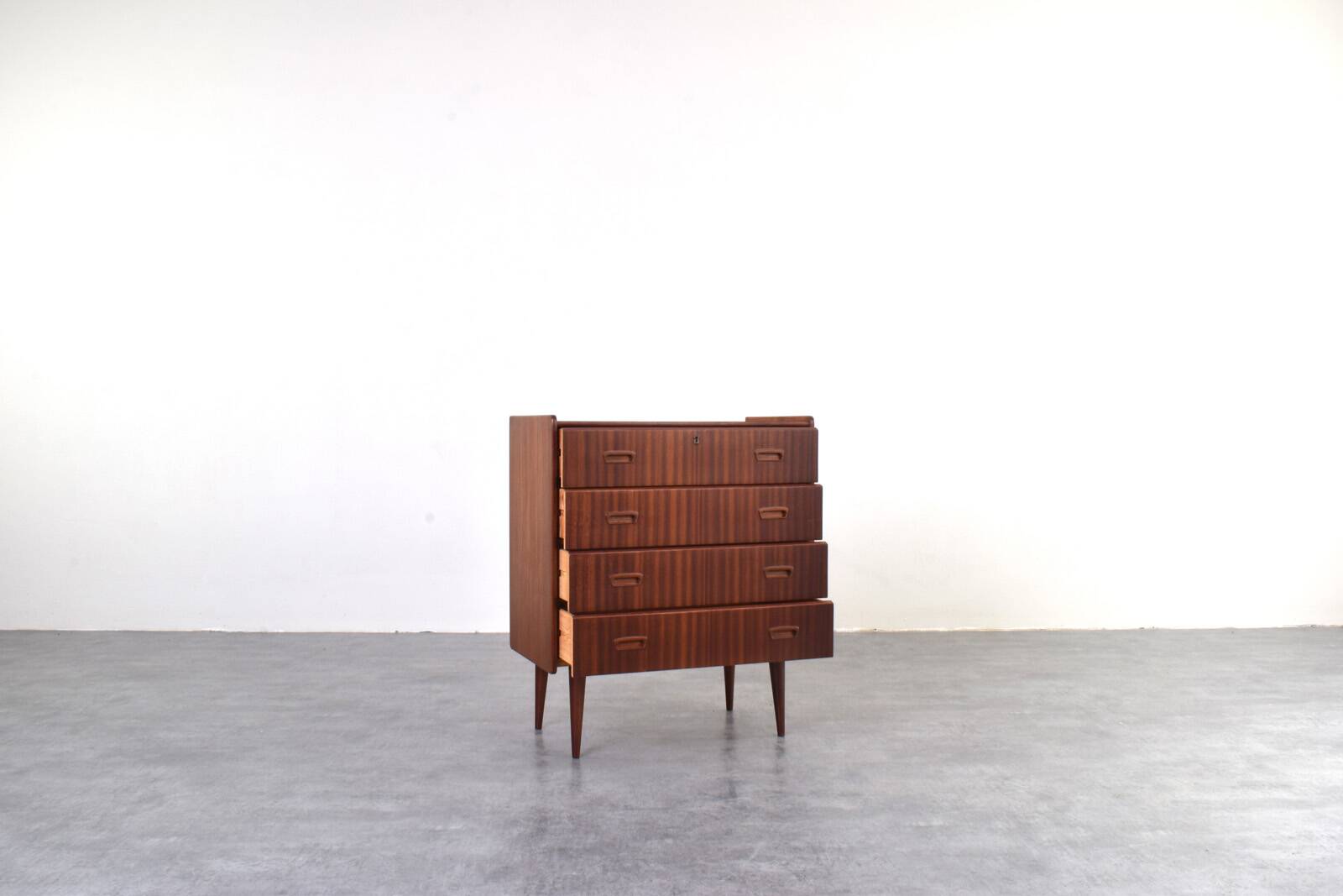 Mid-Century Danish Teak Chest of Drawers, 1960s