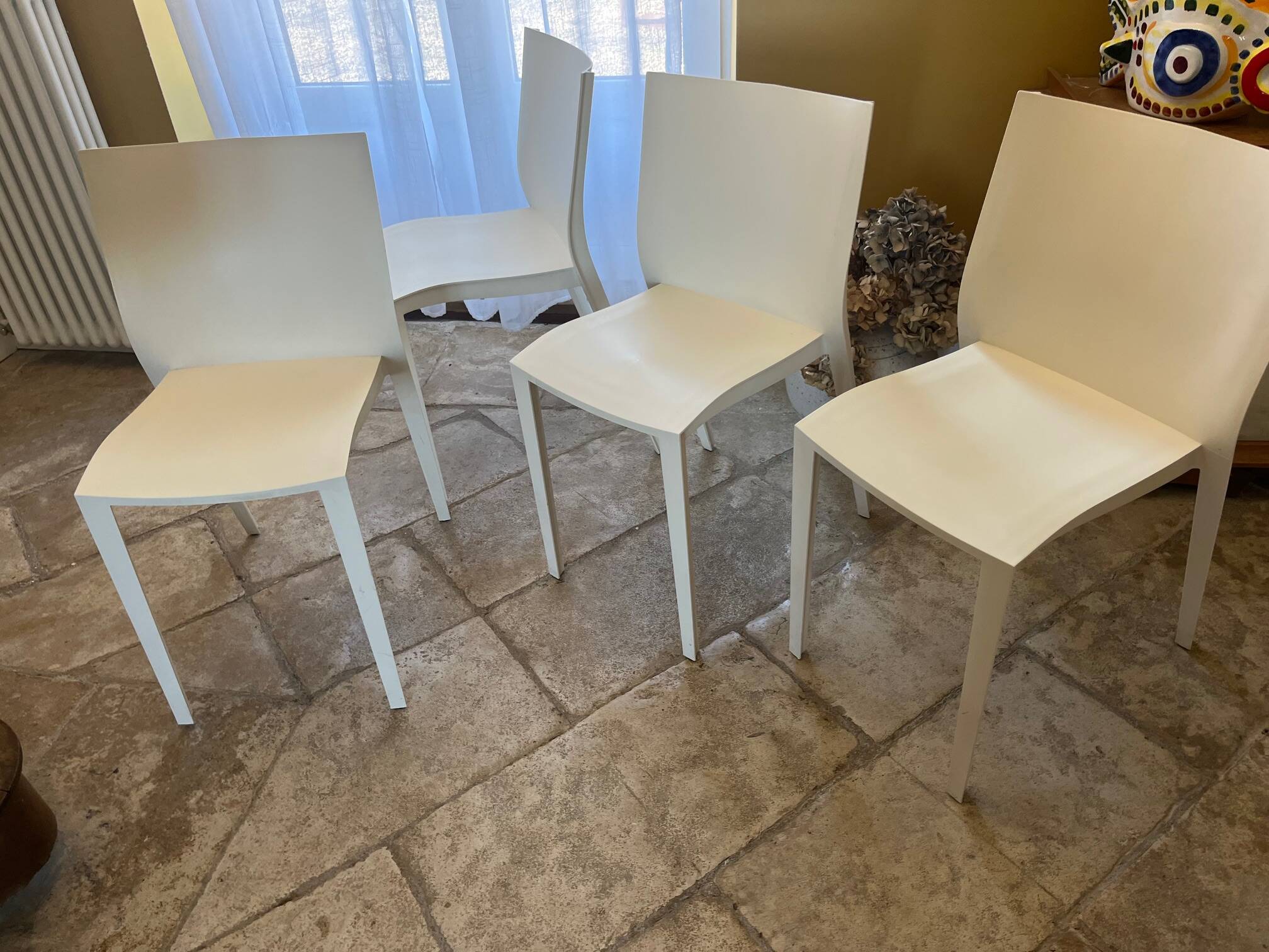 4 superb slick-slick chairs by Philippe Starck for Xo Design