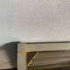 Vintage sofa end smoked glass and gold gold gold Belgo chrome