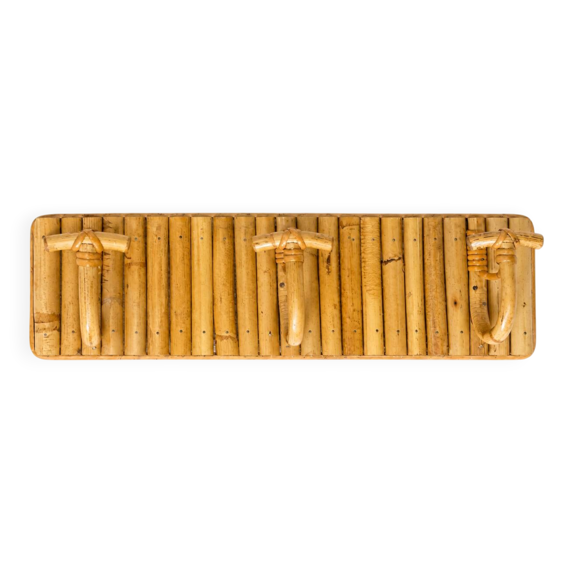 Porte manteaux en rotin