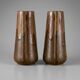 Pair of Denbac vases model 244 – vintage glazed French ceramics