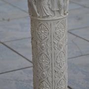 2 old plaster columns