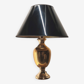 Grande lampe bronze Hollywood Regency