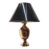 Large Hollywood Regency bronze lamp