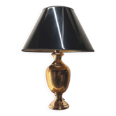 Large bronze lamp Hollywood Regency