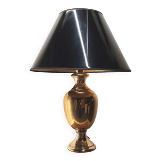 Large Hollywood Regency bronze lamp