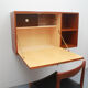 1960s floating wall secretary in teak