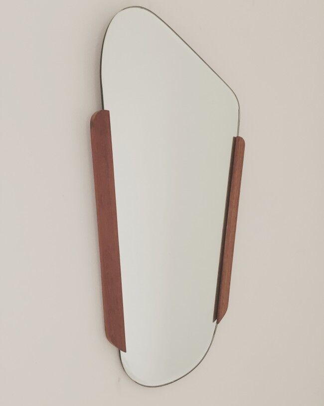 Mirror Danish 50s-32 x 57 cm