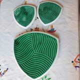 Trivet and 2 bottle coasters