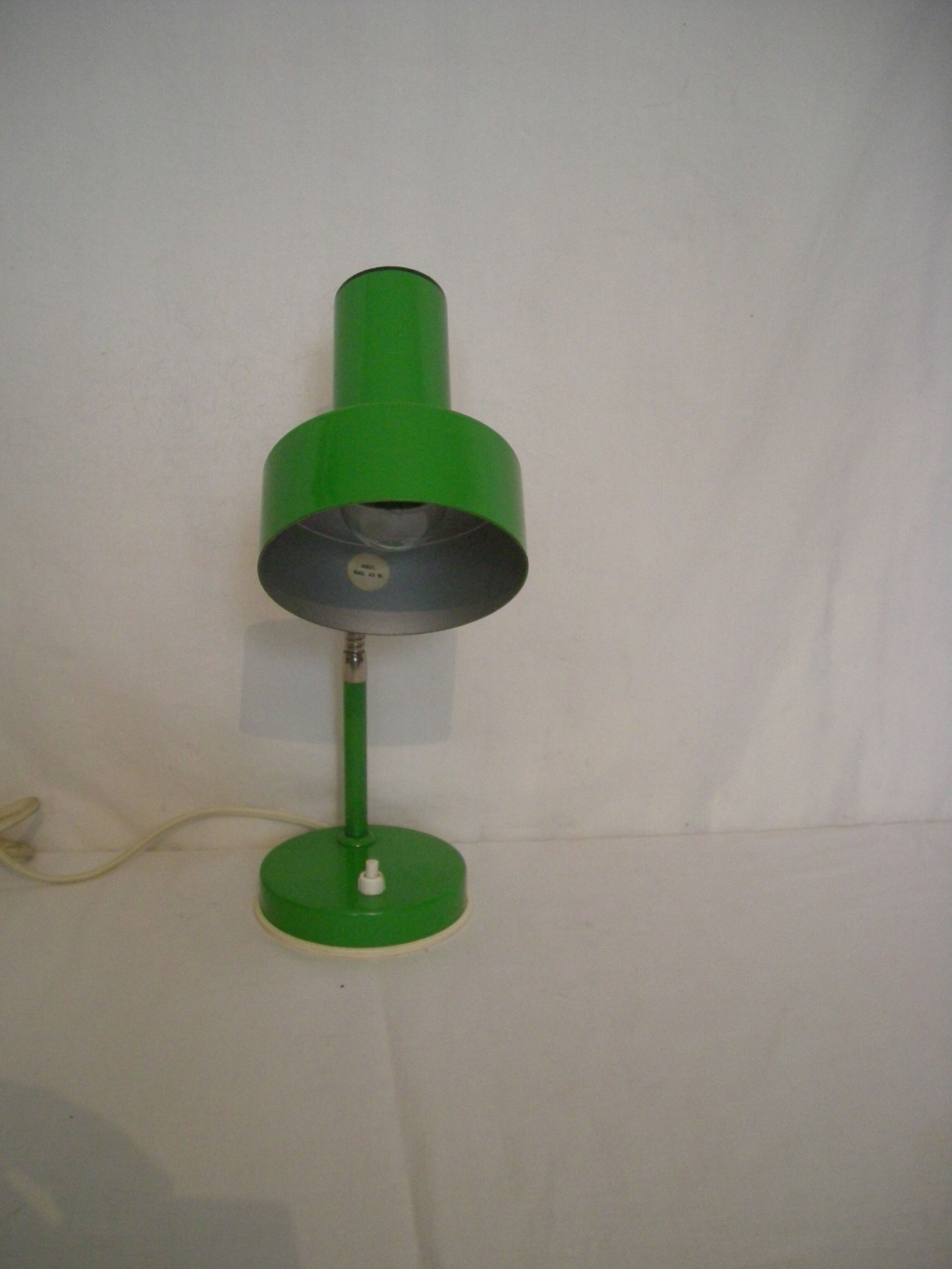 Green lamp from the 60s - 70s