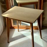 Side table in formica - tapered legs