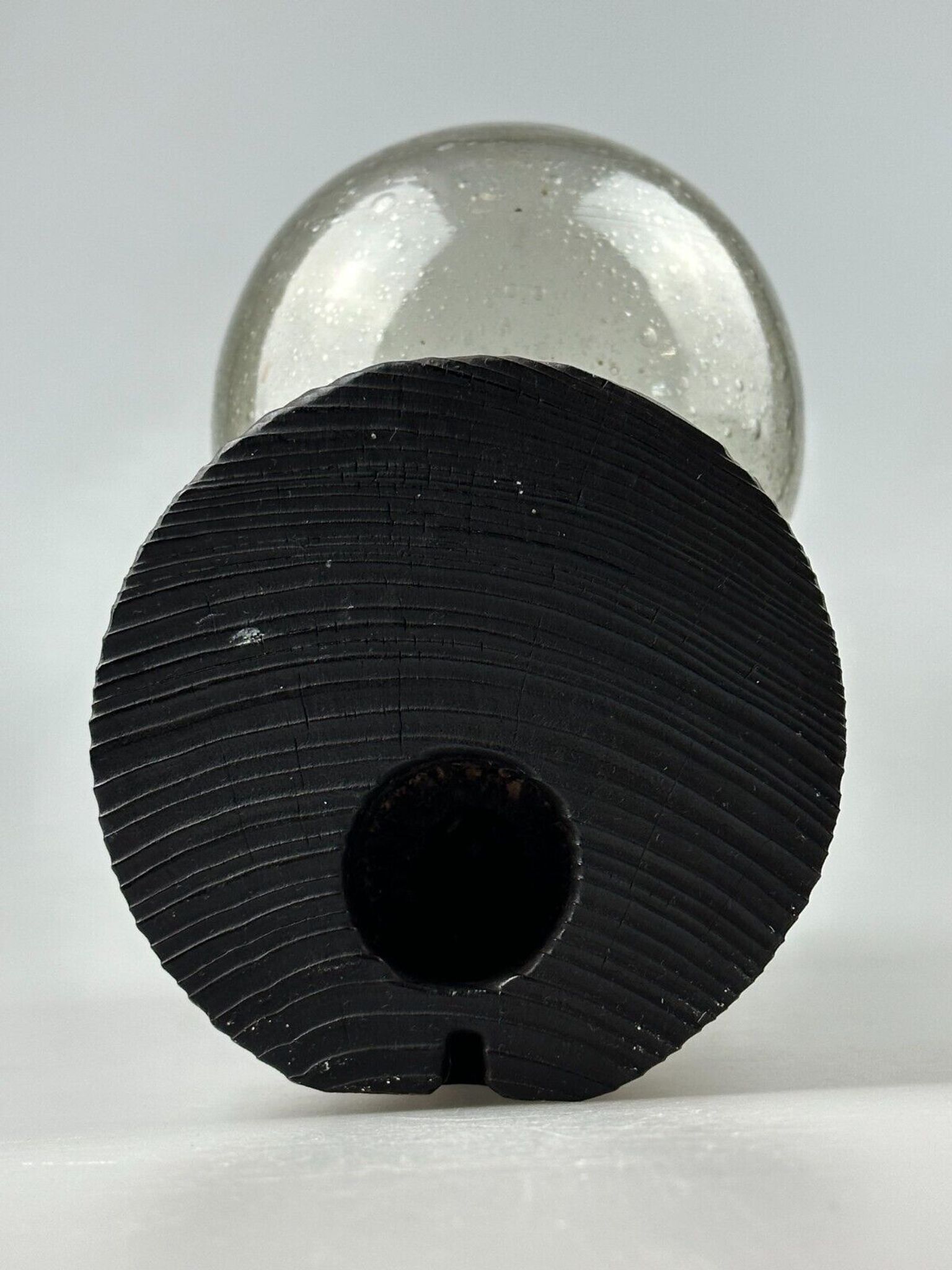 60s 70s Wall Lamp Wood Glass Wall Sconce Brutalist Temde Leuchten Switzerland