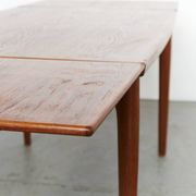 Boat-shaped dining table by Grete Jalk for Glostrup
