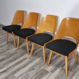 Dining Chairs by Radomir Hoffman for Ton, 1950s, Set of 4